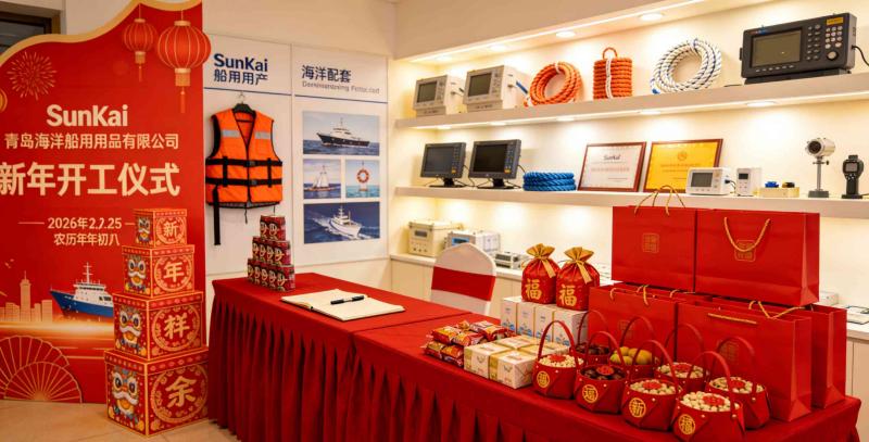 Qingdao SunKai Marine tiene la cerimonia di apertura del nuovo anno 2026