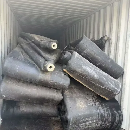 Salpare per i mercati globali, viaggiare con la qualità! SunKai Marine carica in lotti gli airbag marini per la consegna all'estero